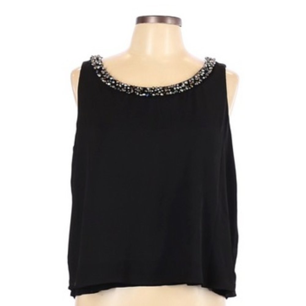Jennifer Lopez Black beaded top. Great condition!